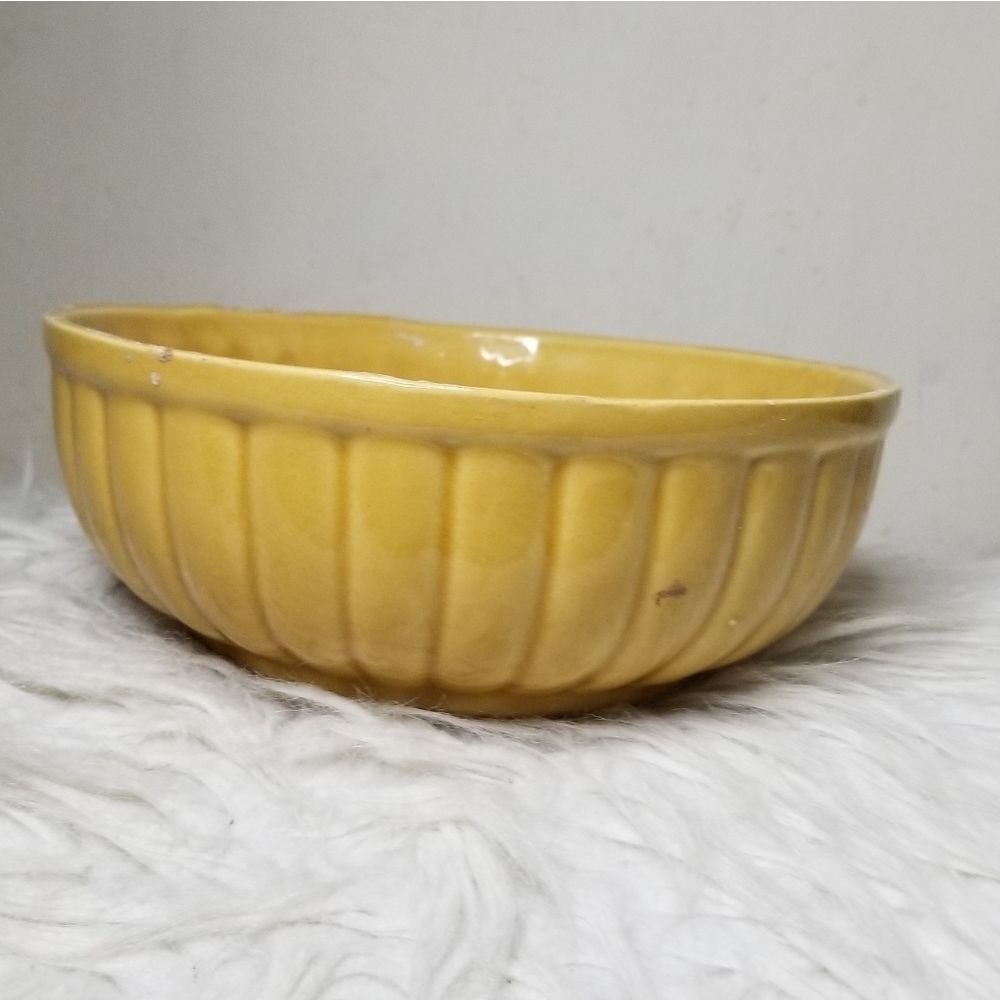 Vintage planter farmhouse decor yellow